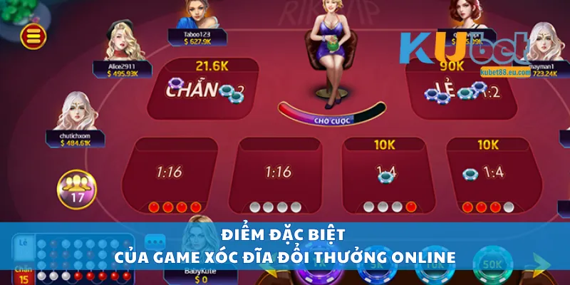 Điểm đặc biệt của game xóc đĩa đổi thưởng online