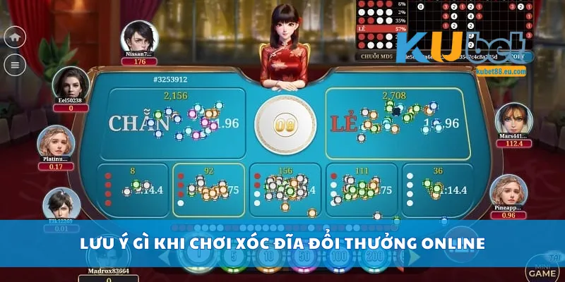 Lưu ý gì khi chơi xóc đĩa đổi thưởng online